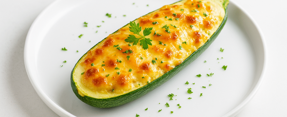 Cheese-Stuffed Zucchini Boats